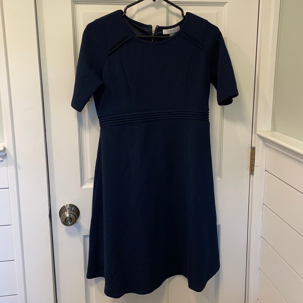 Maternity Navy Blue Dress